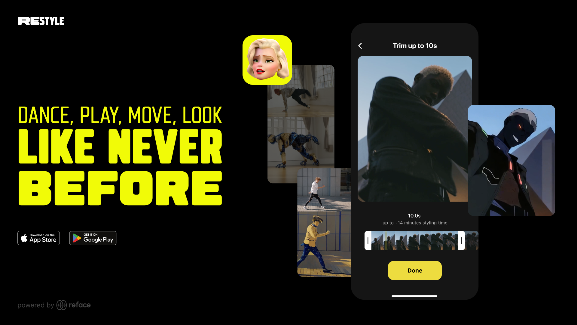 Level up your videos with a new viral AI tech by Restyle App