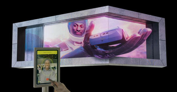 How we created a personalized user experience on a huge 3D screen in real-time